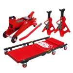 2T Trolley Jack, 2T Stands, Creeper & Chocks 2T Trolley Jack, 2T Stands, Creeper & Chocks